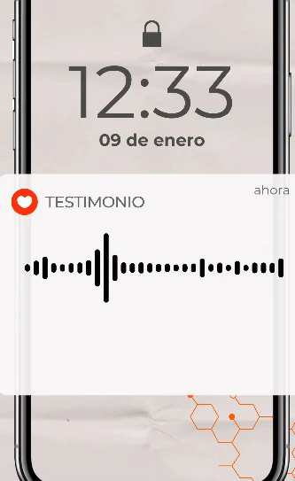 Testimonio en audio de un alumno