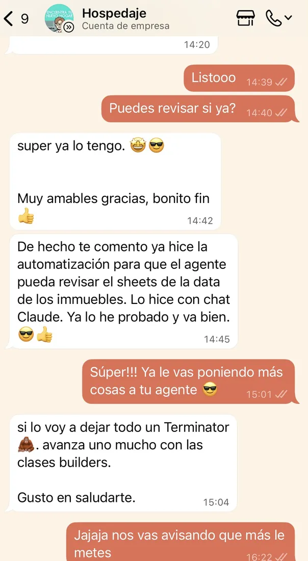 Testimonio de alumno en la comunidad